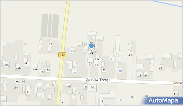 Janków Pierwszy, Janków Pierwszy, 24, mapa Janków Pierwszy
