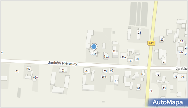 Janków Pierwszy, Janków Pierwszy, 31b, mapa Janków Pierwszy