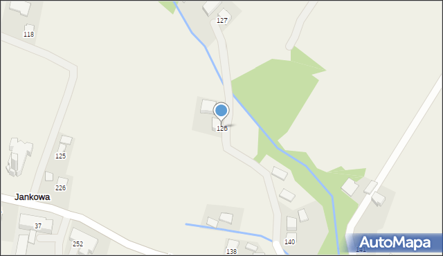 Jankowa, Jankowa, 126, mapa Jankowa