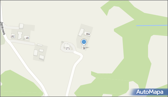 Jankowa, Jankowa, 38, mapa Jankowa