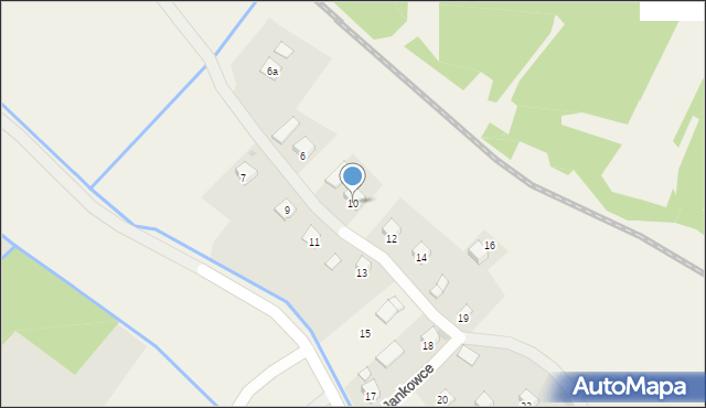 Jankowce, Jankowce, 10, mapa Jankowce