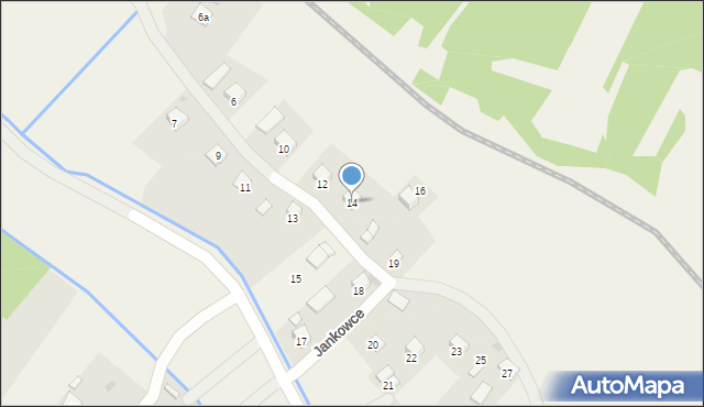 Jankowce, Jankowce, 14, mapa Jankowce