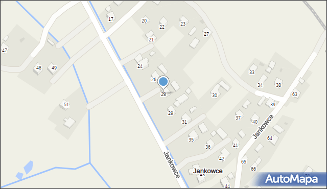 Jankowce, Jankowce, 28, mapa Jankowce