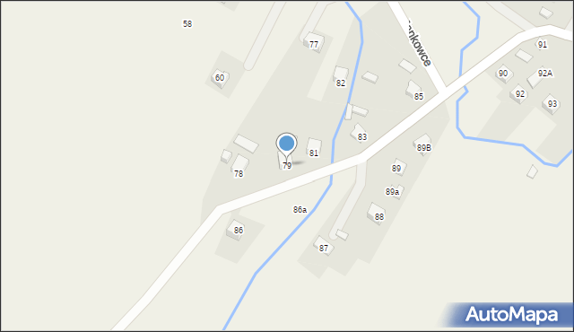 Jankowce, Jankowce, 79, mapa Jankowce