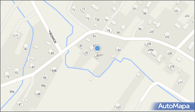 Jankowce, Jankowce, 93, mapa Jankowce