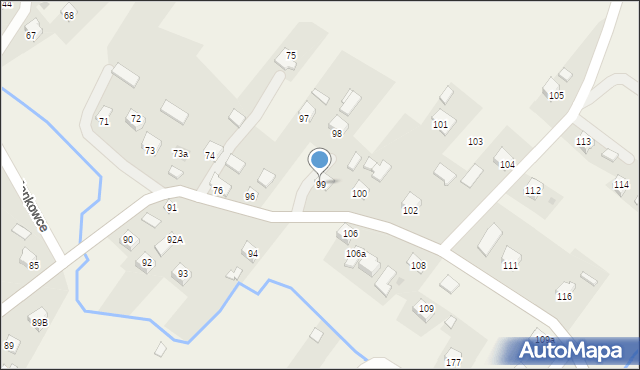 Jankowce, Jankowce, 99, mapa Jankowce