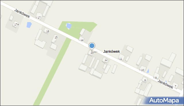 Jankówek, Jankówek, 13, mapa Jankówek