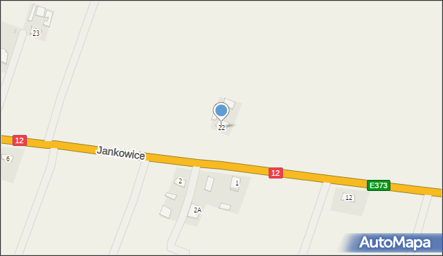 Jankowice, Jankowice, 22, mapa Jankowice