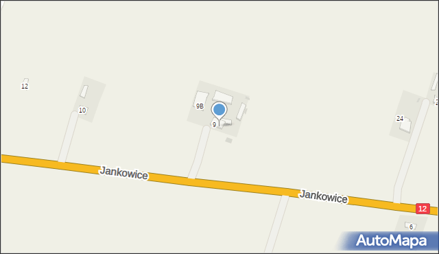 Jankowice, Jankowice, 9A, mapa Jankowice