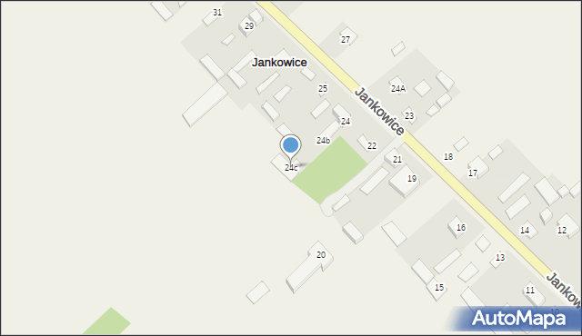 Jankowice, Jankowice, 24c, mapa Jankowice