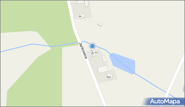 Jankowice, Jankowice, 42, mapa Jankowice