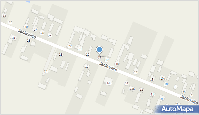 Jankowice, Jankowice, 18, mapa Jankowice