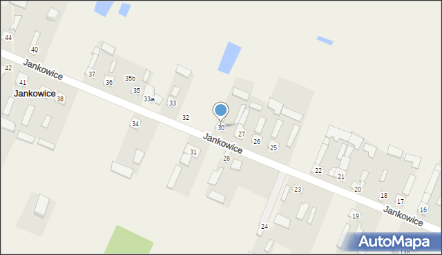 Jankowice, Jankowice, 30, mapa Jankowice