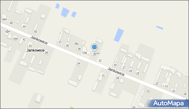 Jankowice, Jankowice, 33, mapa Jankowice