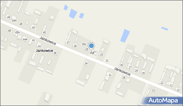 Jankowice, Jankowice, 33a, mapa Jankowice
