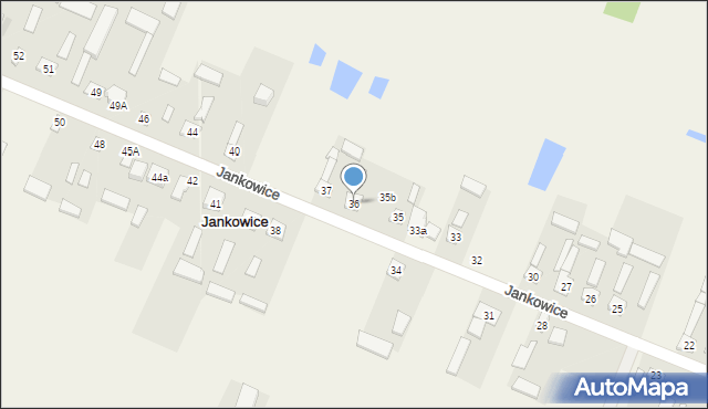 Jankowice, Jankowice, 36, mapa Jankowice