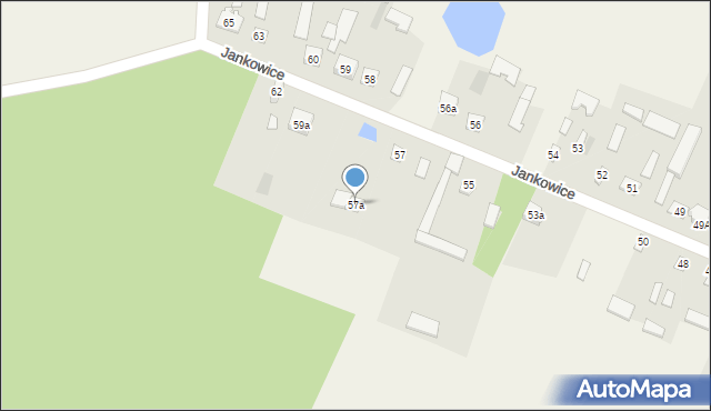 Jankowice, Jankowice, 57a, mapa Jankowice