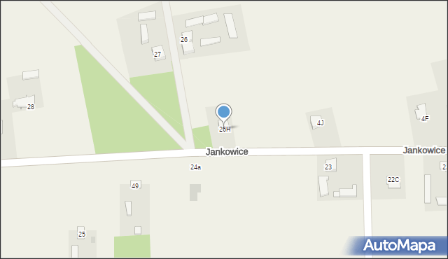 Jankowice, Jankowice, 26H, mapa Jankowice