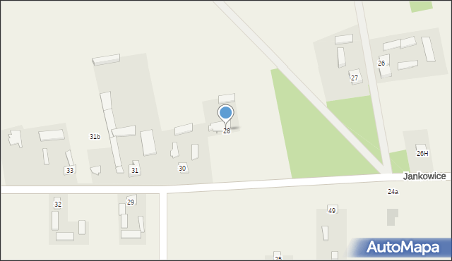 Jankowice, Jankowice, 28, mapa Jankowice