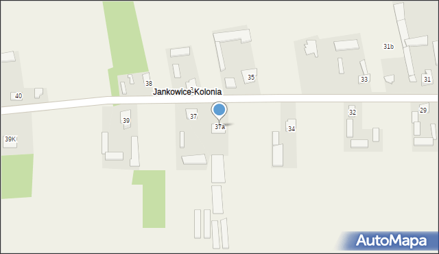 Jankowice, Jankowice, 37a, mapa Jankowice