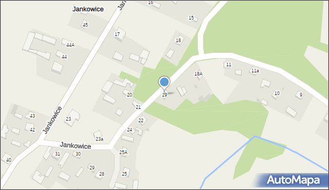 Jankowice, Jankowice, 19, mapa Jankowice
