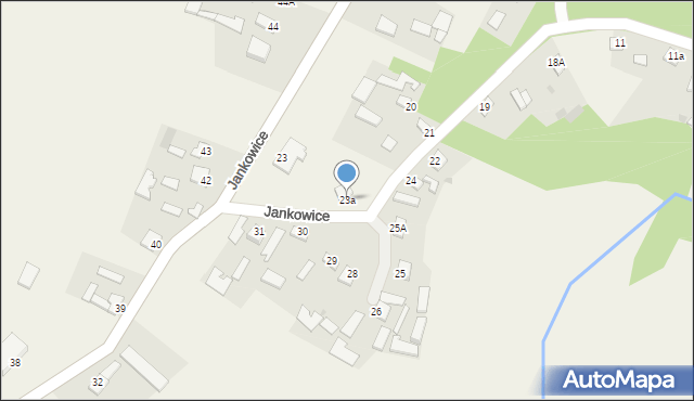Jankowice, Jankowice, 23a, mapa Jankowice