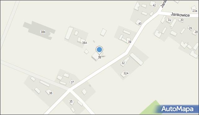Jankowice, Jankowice, 38, mapa Jankowice