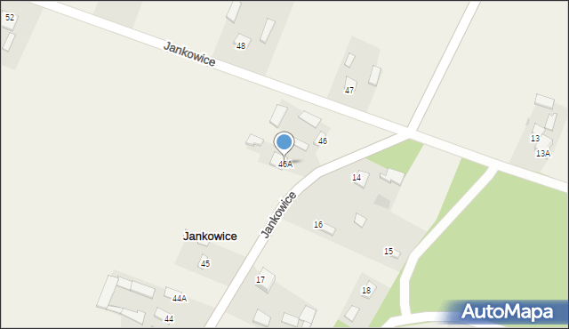 Jankowice, Jankowice, 46A, mapa Jankowice