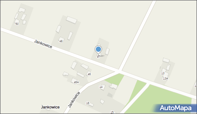 Jankowice, Jankowice, 47, mapa Jankowice