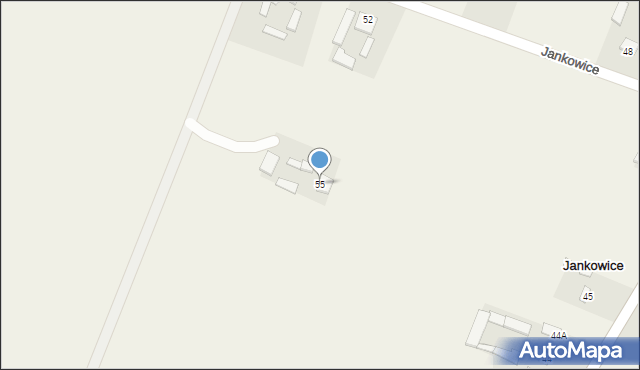 Jankowice, Jankowice, 55, mapa Jankowice