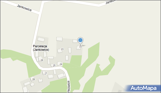 Jankowice, Jankowice, 21, mapa Jankowice
