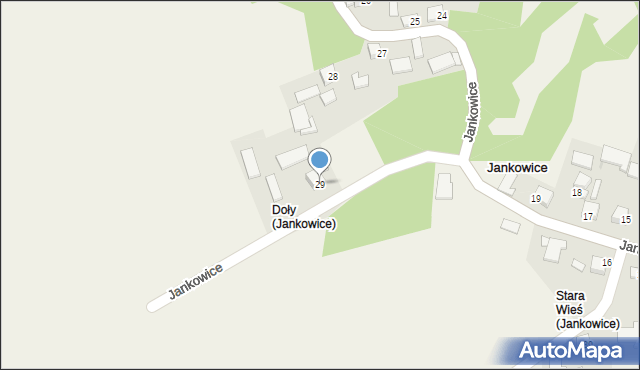 Jankowice, Jankowice, 29, mapa Jankowice