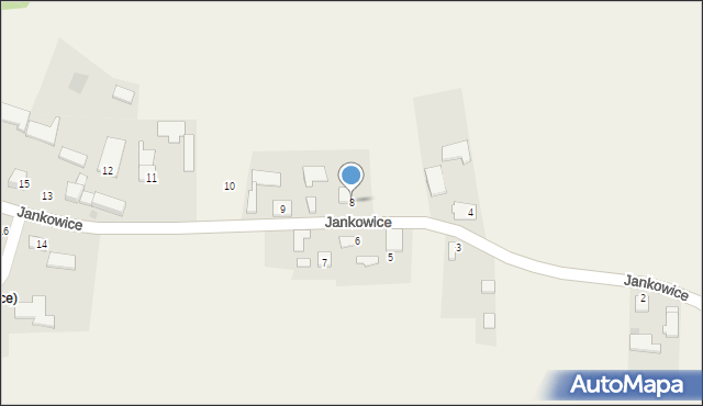 Jankowice, Jankowice, 8, mapa Jankowice