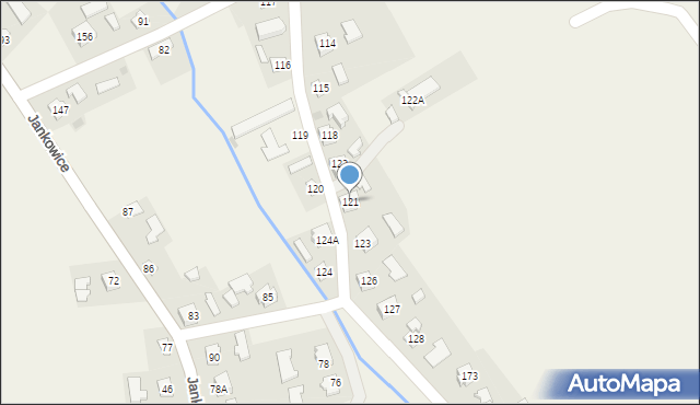 Jankowice, Jankowice, 121, mapa Jankowice