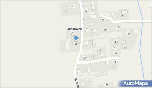 Jankowice, Jankowice, 65, mapa Jankowice