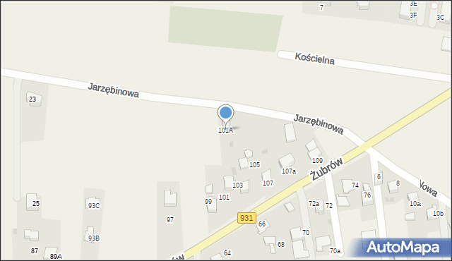 Jankowice, Jarzębinowa, 101A, mapa Jankowice
