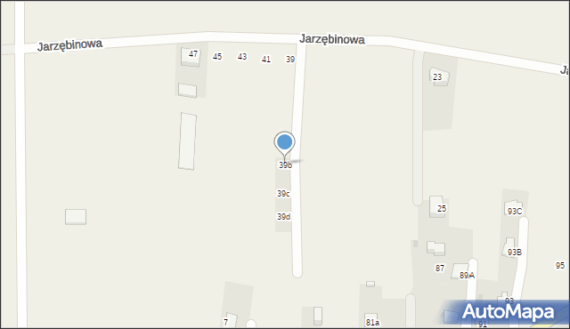 Jankowice, Jarzębinowa, 39b, mapa Jankowice