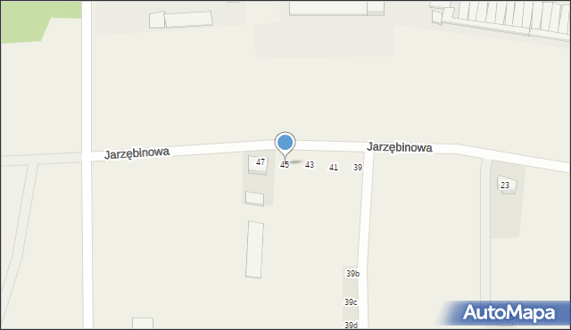 Jankowice, Jarzębinowa, 45, mapa Jankowice