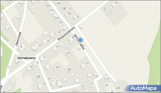 Jankowice, Jarzębinowa, 17, mapa Jankowice