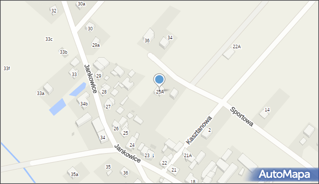 Jankowice, Jankowice, 25A, mapa Jankowice