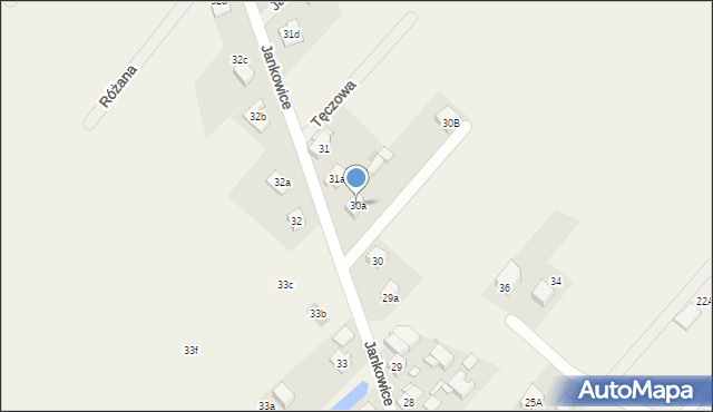 Jankowice, Jankowice, 30a, mapa Jankowice