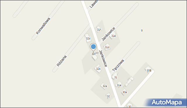 Jankowice, Jankowice, 32c, mapa Jankowice