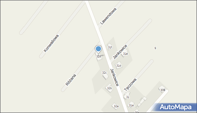 Jankowice, Jankowice, 32d, mapa Jankowice