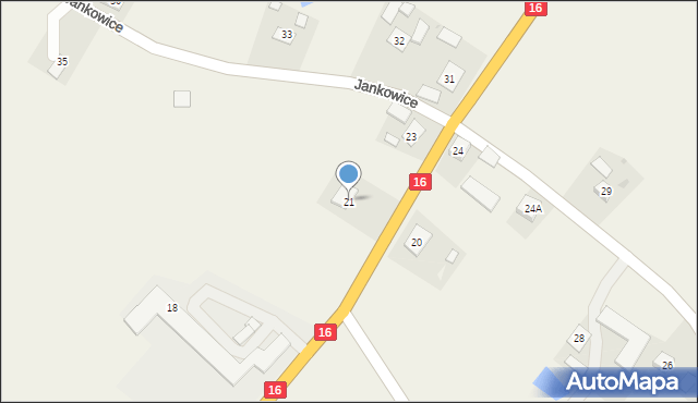 Jankowice, Jankowice, 21, mapa Jankowice
