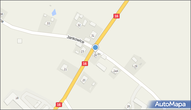 Jankowice, Jankowice, 24, mapa Jankowice