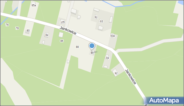 Jankowice, Jankowice, 90, mapa Jankowice