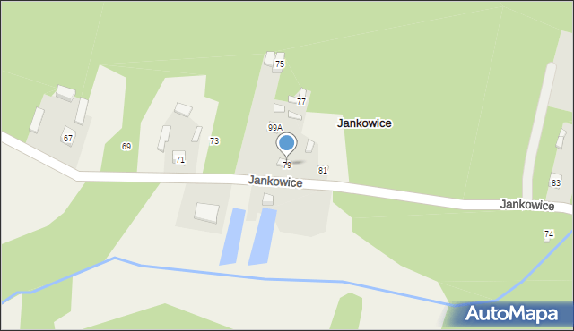 Jankowice, Jankowice, 99, mapa Jankowice