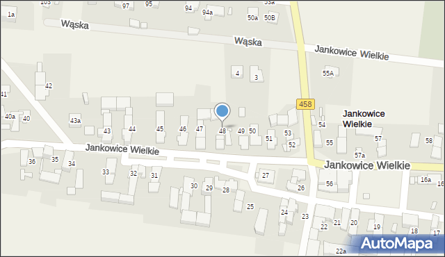 Jankowice Wielkie, Jankowice Wielkie, 48, mapa Jankowice Wielkie