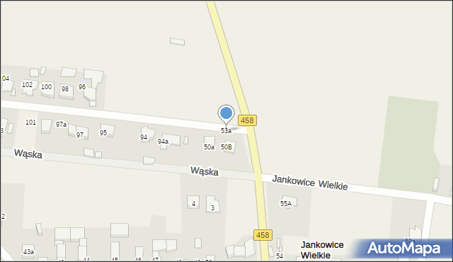 Jankowice Wielkie, Jankowice Wielkie, 53a, mapa Jankowice Wielkie