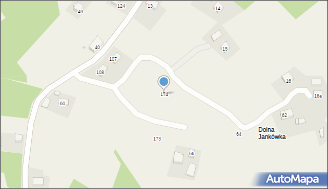 Jankówka, Jankówka, 174, mapa Jankówka